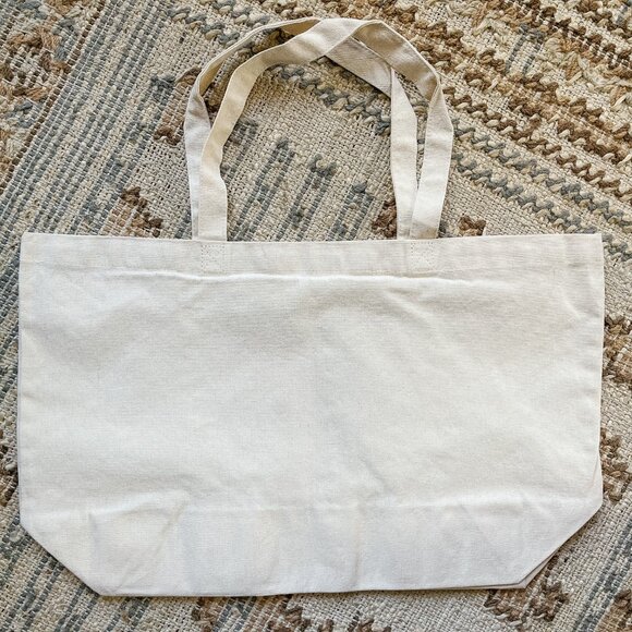 NWOT Limited Edition Sezane Mon Amour Canvas Tote Bag - Picture 2 of 2